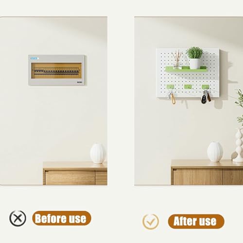 Cubiertas blancas para paneles de disyuntores de 50 y 60 cm con ganchos 4