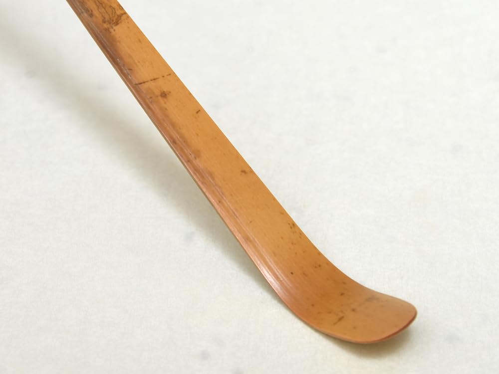 Amazon.co.jp: 前大徳寺大橋香林（造）茶杓銘「惜別」共筒共箱茶道具漆