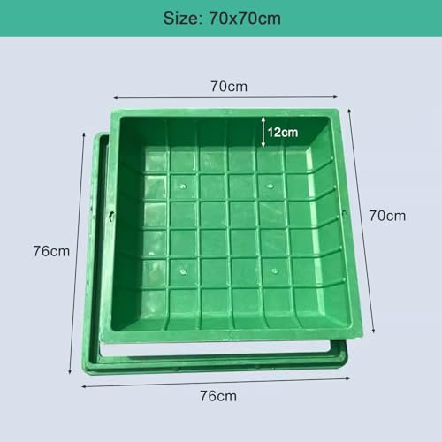Grille invisible composite 70x70 cm contre l'accumulation d'eau - 4