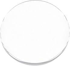 sourcing map 20 mm Diameter Sapphire Crystal Round Flat Lens 1 mm Thickness Replacement Parts for Watchmakers Repair Transparent