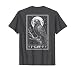 F-CAW-F Crow Tarot Card Funny Halloween Vintage On Back T-Shirt, Men, Dark Heather Grey, Medium