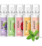 5PCS Fruit Oral Breath Spray, Natural Breath Freshener Spray, Portable Dry Mouth Spray for Bad Br...