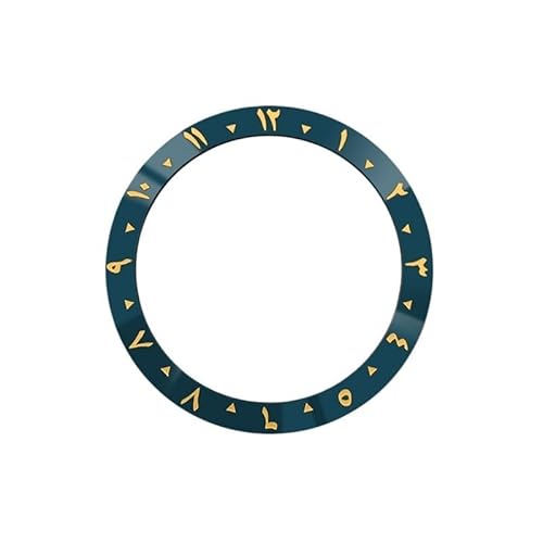 1�� 38mm �J�[�u�A���u�Z���~�b�N�x�[���C���T�[�g�����O SKX007 SKX009 SRPD GMT �T�u�P�[�X �����Y�p�[�c NH35 NH36�p(11)