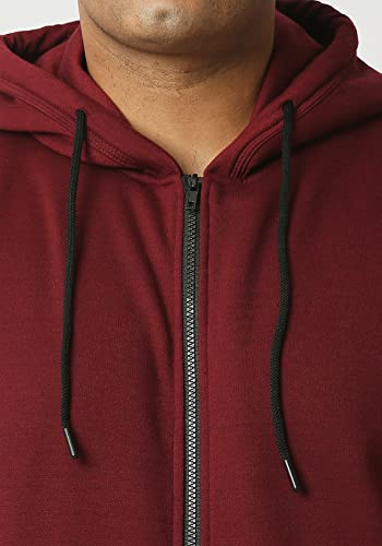 Image of Wear Your Opinion Men's Plus Size Fleece Zipper Hoodie Jacket