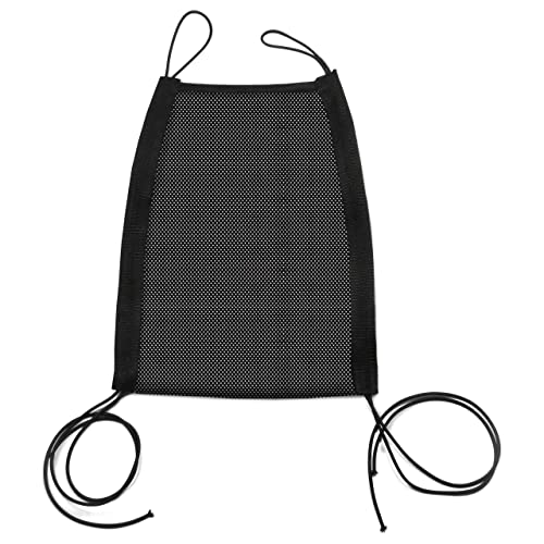 TrunkExpert red de coche entre los asientos Nano-netX pequeños ojales bolsa organizadora universal fácil de cordones elásticos orden de montaje en el coche negro 24x40 cm Cover
