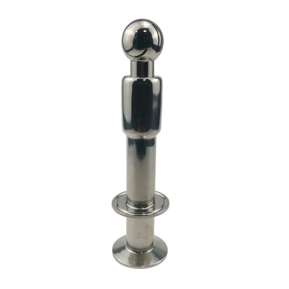 Stainless Washing Spray Tri Clamp Rotating Spray Ball 1.5inch to .5/2inch, SS304 Stainless Steel Tank Cleaning 1pc(1.5x1.5inch)