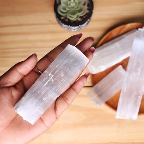 Image of Shubhanjali Healing Crystal Raw Stone | AAA+ Grade Gemstone Mineral Raw Rocks for Reiki Vastu Meditation Stone at Home Decor Items