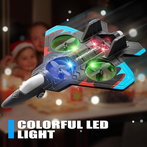 Image of V32 Foam Remote Control Airplanes RC Planes for Kids Adults 8-16, RC Airplane Fighter Jet with Light, 360 Flip Fighter Jet Toys, Stunt Roll, Airplane Toy Gifts for Kids Boys