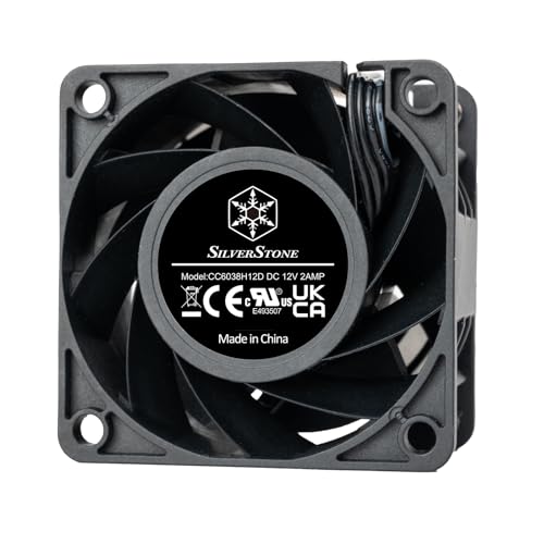 Image of Silverstone Technology FHS 60X High Performance (up to 15,000rpm) 60mm x 38mm PWM Industrial /Server Fan, SST-FHS60X