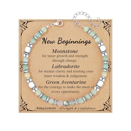 JoycuFF 𝗚𝗶𝗳𝘁𝘀 𝗳𝗼𝗿 𝗪𝗼𝗺𝗲𝗻 𝗔𝗺𝗮𝘇𝗼𝗻𝗶𝘁𝗲 𝗕𝗿𝗮𝗰𝗲𝗹𝗲𝘁𝘀, New Beginnings Good Luck Gifts for Coworkers Friend Women