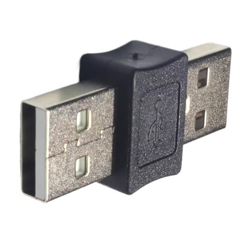 USB2.0 アダプター - AF/AM USB 2.0 コンバーター コネクター | 充電器ケーブル ストレートコネクター オス メス - デスクトップ ノートパソコン パソコン スマートフォン タブレット 自動車 旅行 自宅 職場用