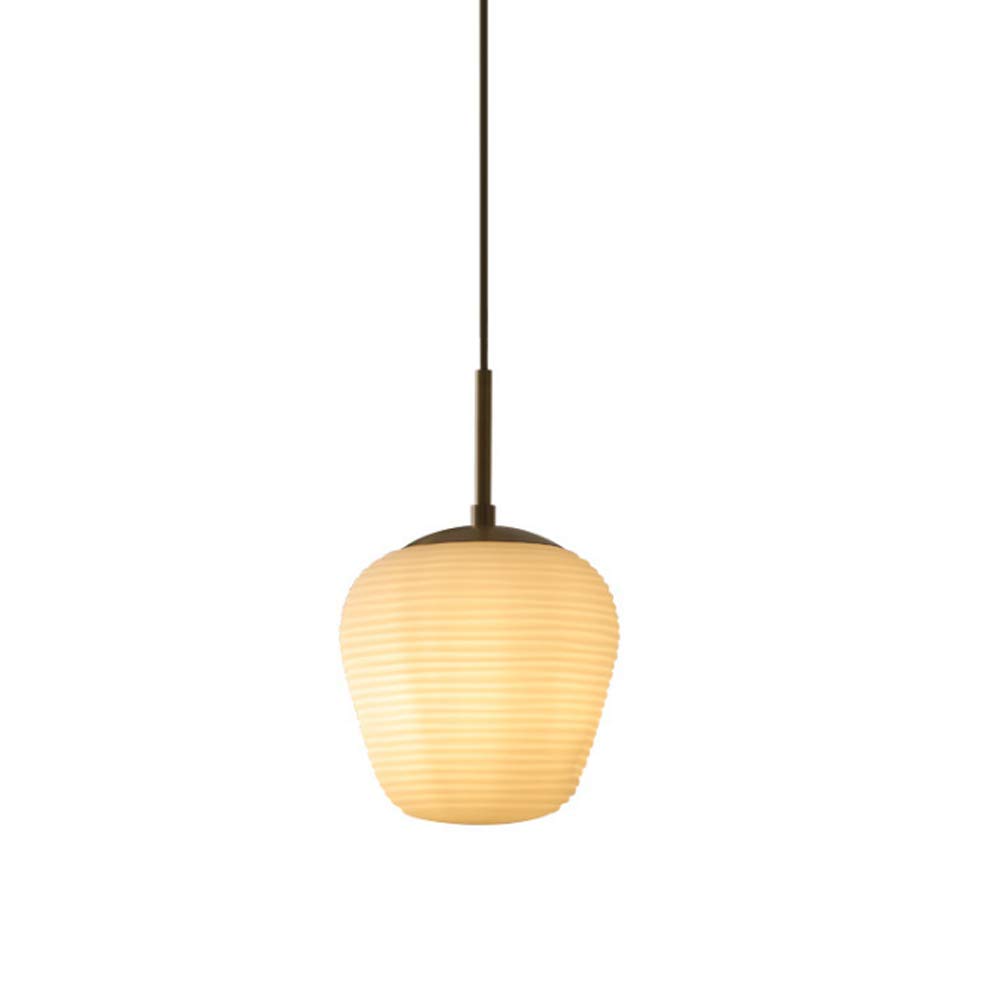 Lámpara colgante de diseño japonés con acabado en vidrio selecto y base E27