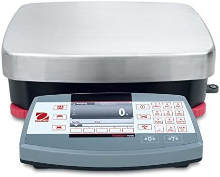 Ohaus R71MD35 Die Cast/Stainless Steel Ranger 7000 Compact Bench Scale, 35 kg Capacity, 0.001 lb. Readability
