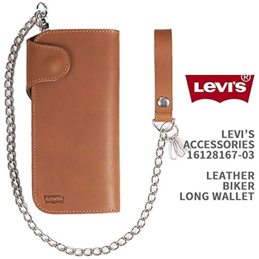 Levi's リーバイス　長財布 Levi's リーバイス 長財布 本革 チェーン取り付け穴 レザー