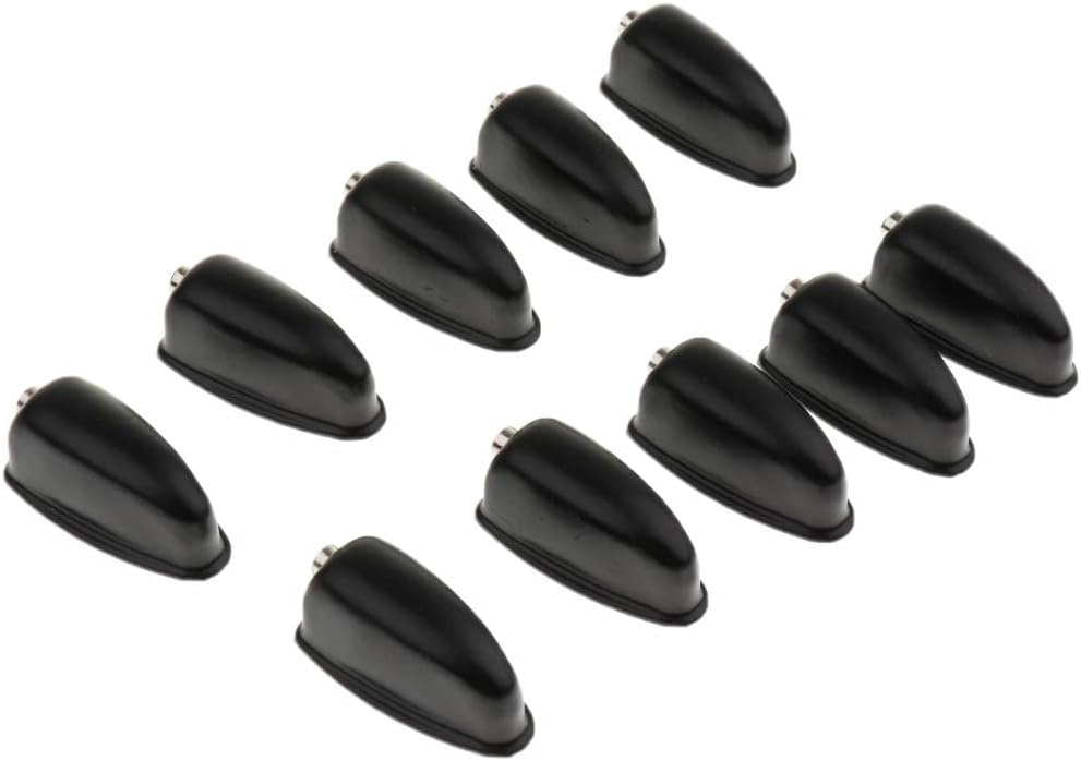 Pack de 10 ganchos para baterías y redoblantes negros miniatura 1