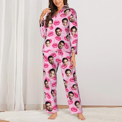 Custom Pajamas Sets Personalized Pajamas For Men Women Custom PJ With Faces Custom Pjs Gifts Customizable Pajama Sets4