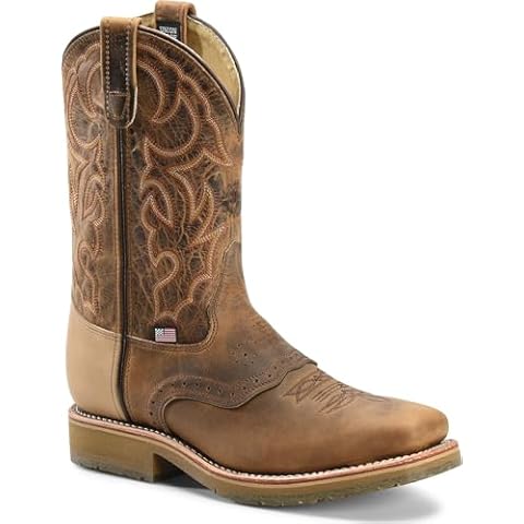 Double-H 11" Steel Toe Western Boots Cover