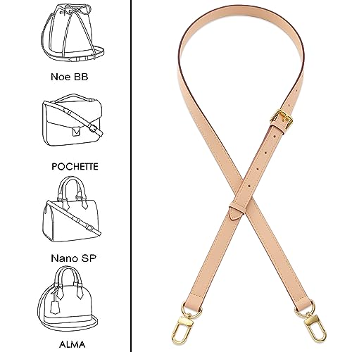 Image of Leather Purse Strap Replacement Crossbody Handbag Long Adjustable