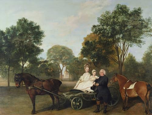 Affiche George Stubbs Le Révérend Robert Carter Thelwall Toile Salon 60x90cm