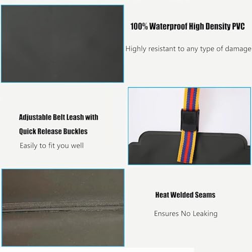Botas de Pesca Impermeables de PVC con vadeo y correa ajustable para alta montaña y ríos 5