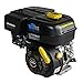 WilTec LIFAN 168 Moteur Essence 4.8kW (6.5CV) 20mm Lanceur Manuel 196ccm Moteur Kart Engin Chantier Jardin