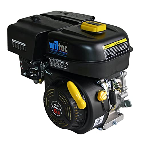 Wiltec LIFAN 168 F-2B Moteur essence – 380 x 360 x 260 mm – 4,8 kW (6,5 CV) – 196 ccm – 4 temps, Ø arbre 20 mm – capacité 3,6 L – OHV –...