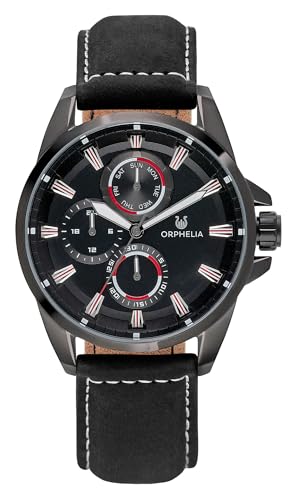 Montre multi-cadrans homme ORPHELIA cuir Eddington l'élégance masculine intemporelle