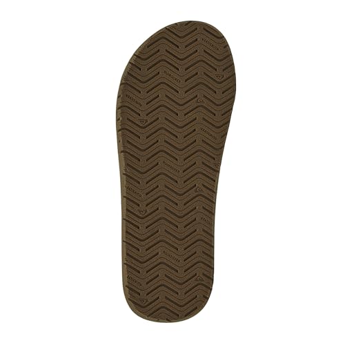 Image of Quiksilver Monkey Wrench Flip Flops for Men, Arch Support Athletic Mens Sandals, Thong Mens Slides