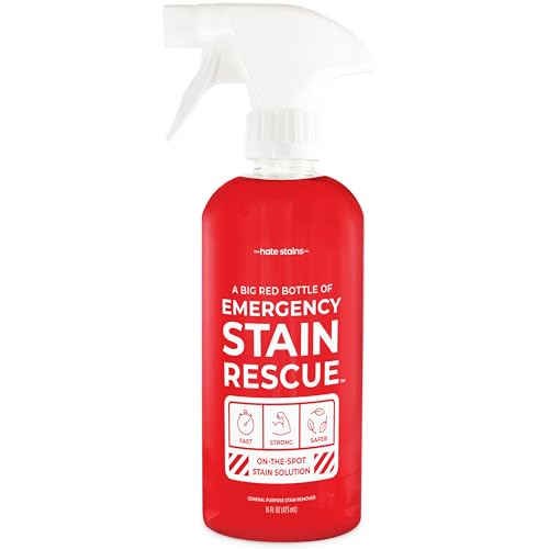 Emergency Stain Rescue Stain Remover Spray - Carpet Cleaner Spray - Wine & Coffee Stain Removal - 16 Count Pack of 1