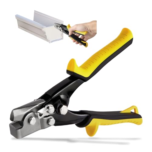 SLNIHAMS Snap Lock Punch Tool for Sheet Metal 9Gutter End Cap Crimper Tools for Vinyl and Aluminum Siding End Cap Crimper Vinyl Siding Tools for Sheet Metal Ccorner Notcherl