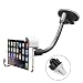 Cell Phone Holder, INNLIFE 3-in-1 Universal Smartphone Car Mount Windshield Car Holder Car Air Vent Holder Cradle for iPhone 6S Galaxy S7 and More (Black)