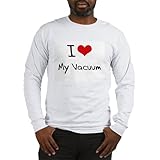 CafePress I Love My Vacuum Long Sleeve T Shirt Unisex Cotton Long Sleeve Light T-Shirt Ash Gray