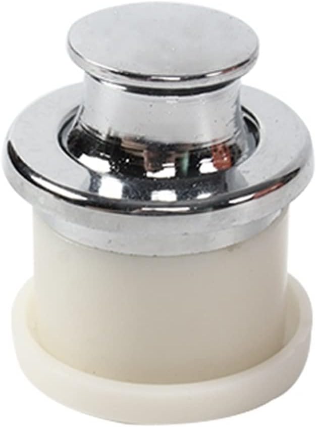 20 Pieces RV Lock Push Lock for Camper Car RV Yacht Push Locks Furniture Cabinet Door Lock Hardware Child Safety Drawer Lock RV Accessories(Bright Chrome)