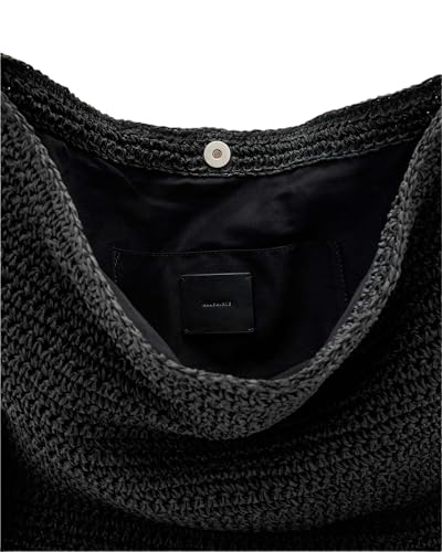 Bolso de mujer AllSaints Asha Paper Shldr negro miniatura 4