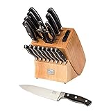 Chicago Cutlery Insignia2 18-Piece Knife Block Set with In-Block Knife Sharpener