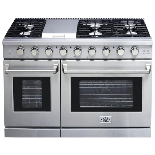 Sinda SINDABLR36 48 Inch Gas Range Freestanding Range cover