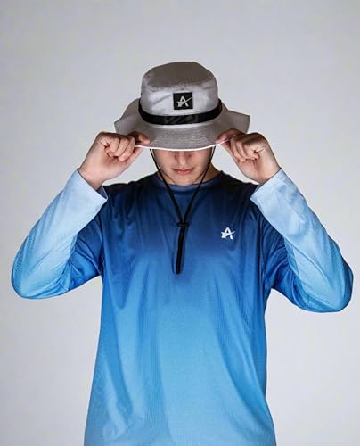 Men's Sun Protection Shirt UV UPF 50+ Long Sleeve Fishing Boating Running Quick Dry Lightweight4