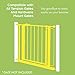 EZ-Fit: Baby Gate Walk Thru Adapter Kit for Stairs + Child and Pet Safety - Protect Banisters + Walls (Single Pack, 42 Inch)