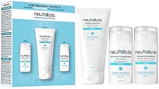 Neutralyze Moderate To Severe Acne Treatment Kit 2.0 - Maximum Strength Acne Kit, 2% Salicylic Acid, Mandelic Acid & Nitrogen Boost Skincare Technology - Acne Treatment for Teens & Adults (90+ Day)