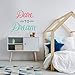 Paper Riot Co. Inspirational Wall Stickers Dare to Dream Positive Motivational Removable Adhesive Decals for Classroom Kids Room Nursery Bedroom Home Decor