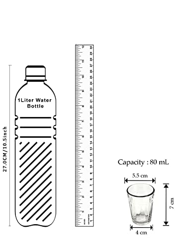 KALAPURI® Aluminium Indian Traditional Kettle Tea Coffee Pot (1500 mL) Chai Maker with Handle & 6 Transparent Traditional Cutting Tea Glass (80 mL) - Image 5