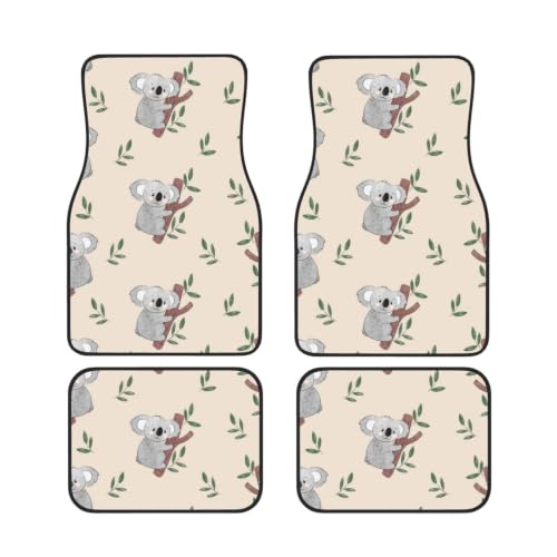 Alfombrillas de coche con koalas ideales para viajes familiares y trayectos