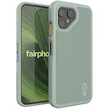 TUDIA DualShield Grip con�u pour Fairphone 6 (2025) [MergeGrip] Coque de Protection Double Couche de qualit� Militaire r�sistante aux Chocs et Robuste (Lys Vert)