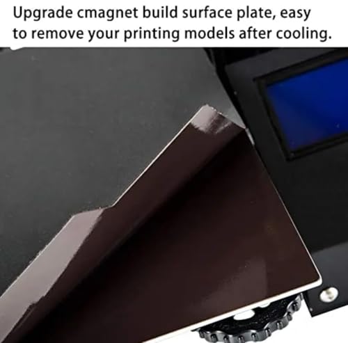 Used 3D Printer with Removable Magnetic Bed and UL Certified Power Supply 3D Printer 9.8X8.6x8.6 Inches - Image 5