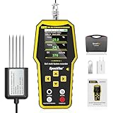 EpochTec 7 in 1 Soil Tester, ±1% High Precision Digital NPK Tester with Soil PH Meter/Moisture/Temperature/EC Monitor, Soil Test Kit for Geological Survey, Agriculture, Plant with Data Storage &Export