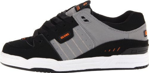 Image of Globe Mens Fusion Skate Shoes, Black /Night /Orange, 14 D US