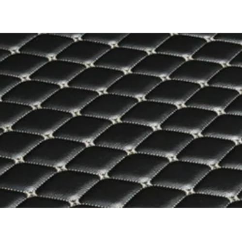 Tapis de coffre Mercedes CLS C218 en cuir noir beige sur mesure