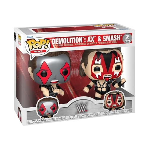 Funko Pop! WWE: Demolition: Ax & Smash - Collectable Vinyl Figure - Gift Idea - Official Merchandise - Toys for Kids & Adults - Sports Fans - Model Figure for Collectors