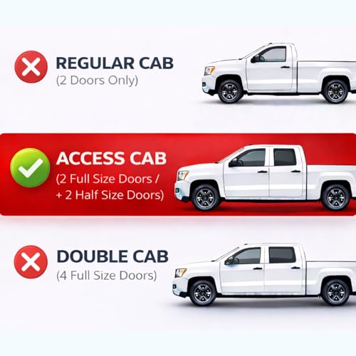 Image of KPY Rain Guards Fit for 2000-2006 Toyota Tundra Access Cab, Out-Channel Window Visors Vent Wind Deflectors 4PC, Truck Accessories for 00-06 Toyota Tundra (Extended Cab Only)