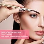 Unaone Eyebrow Brush - 2 PCS Professional Dual-Ended Angled Eye Brow Brush Applicator For Shaping and Filling Brows Eyeliner, Spoolie for Brows or Lashes - Image 3